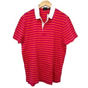 J. Crew Mens Short Sleeve Rugby Shirt XL